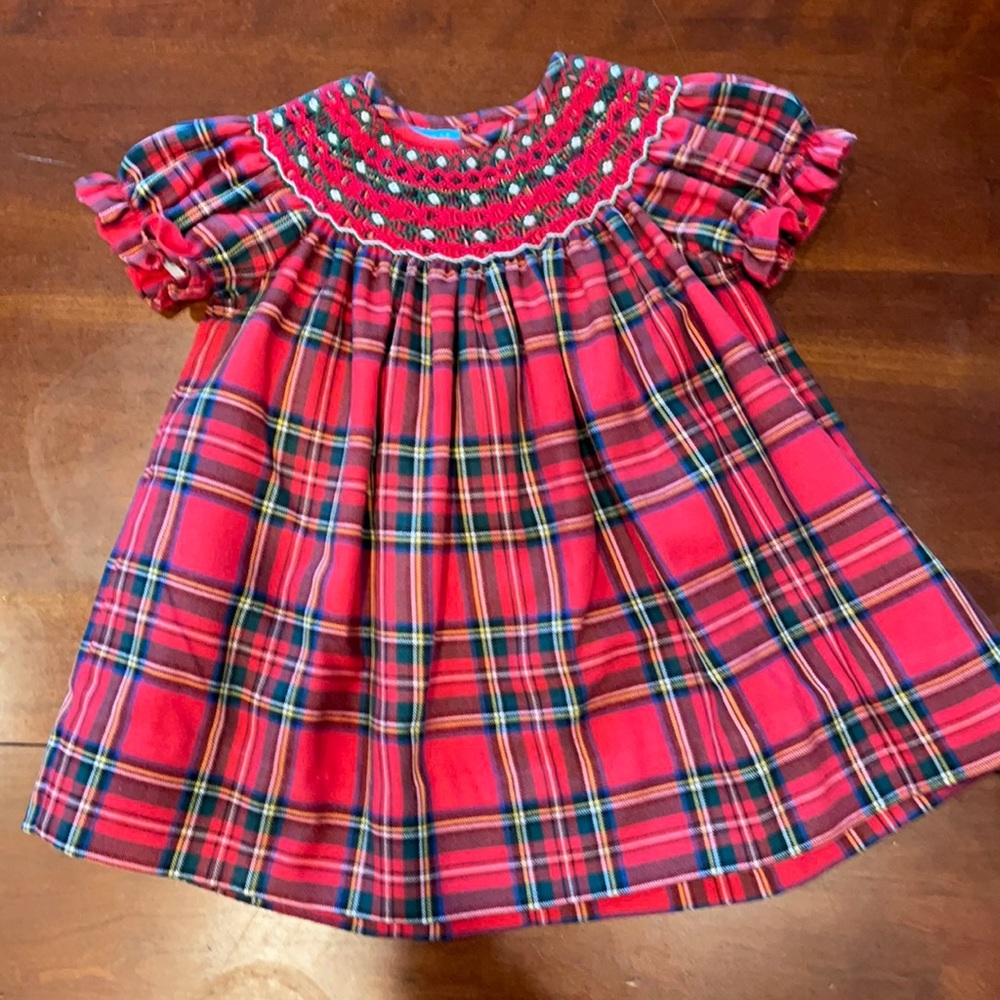 Anavini baby Christmas dress